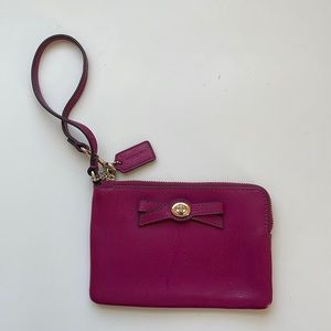 Pink Coach clutch